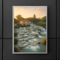 Cascate del Mulino Saturnia Italy poster 5