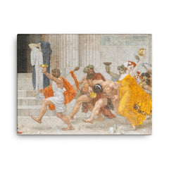 Cassandra by Alexander Rothaug canvas print on a plain backdrop in size 18"x24".