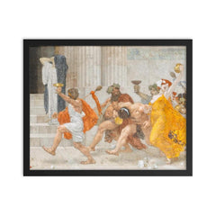 Cassandra by Alexander Rothaug framed print on a plain backdrop in size 16"x20".