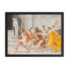 Cassandra by Alexander Rothaug framed print on a plain backdrop in size 18"x24".