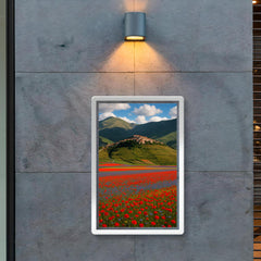 Castelluccio di Norcia and Piano Grande Italy poster 2