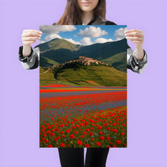 Castelluccio di Norcia and Piano Grande Italy poster 3