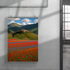 Castelluccio di Norcia and Piano Grande Italy poster 4
