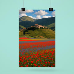 Castelluccio di Norcia and Piano Grande Italy poster 6