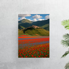 Castelluccio di Norcia and Piano Grande Italy poster 7