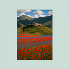 Castelluccio di Norcia and Piano Grande Italy poster 8