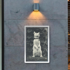 Cat in Eakins' Yard by Thomas Eakins poster 2