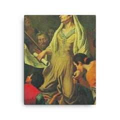 Caterina Vitale canvas print on a plain backdrop in size 16"x20".
