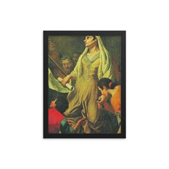 Caterina Vitale framed print on a plain backdrop in size 12"x16".