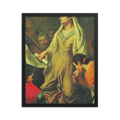 Caterina Vitale framed print on a plain backdrop in size 16"x20".