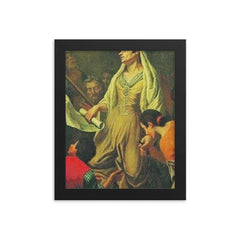 Caterina Vitale framed print on a plain backdrop in size 8"x10".