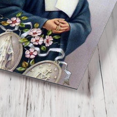 Catherine Laboure metal print mockup