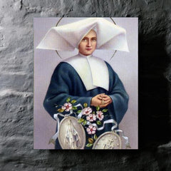 Catherine Laboure metal print mockup