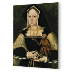 Catherine of Aragon metal print mockup