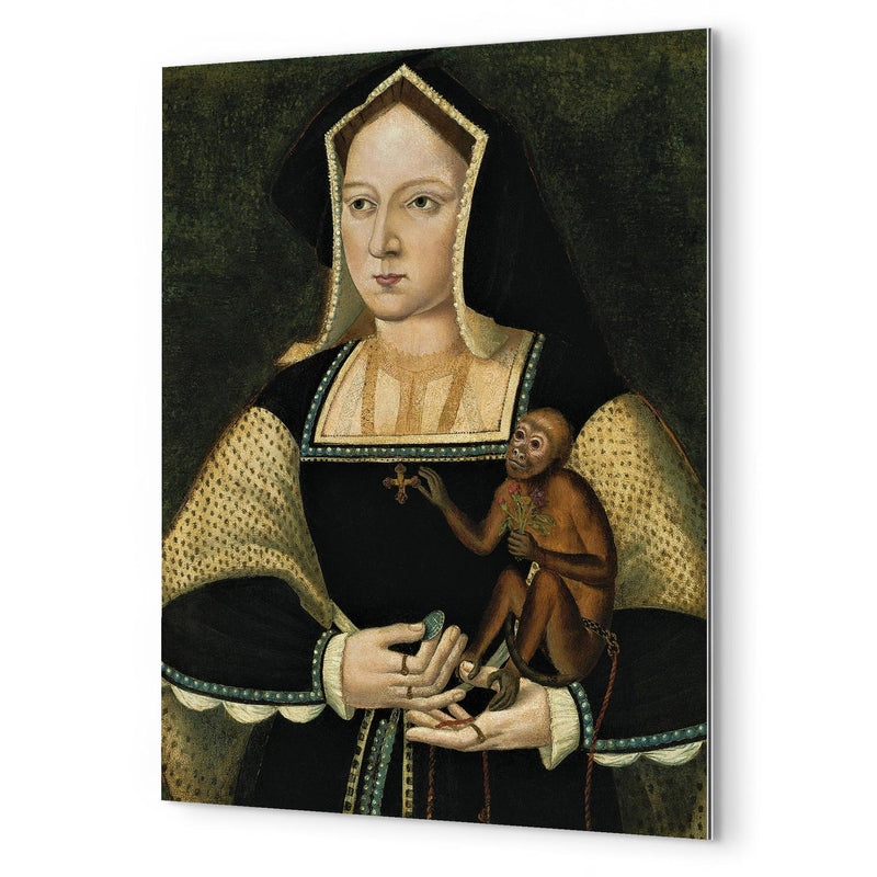 Catherine of Aragon metal print mockup