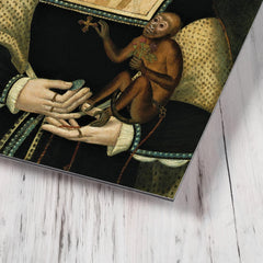 Catherine of Aragon metal print mockup