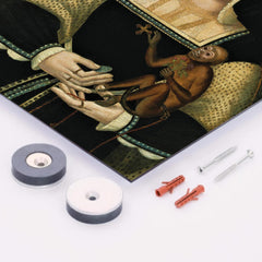 Catherine of Aragon metal print mockup