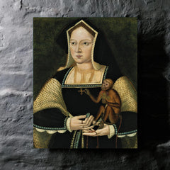 Catherine of Aragon metal print mockup