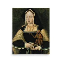 Catherine of Aragon poster on a plain backdrop in size 16"x20".