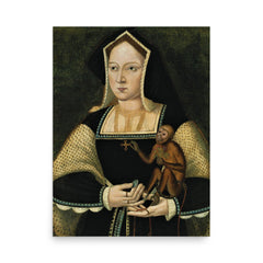 Catherine of Aragon poster on a plain backdrop in size 18"x24".