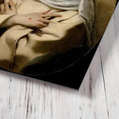 Catherine of Siena metal print mockup