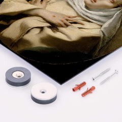 Catherine of Siena metal print mockup