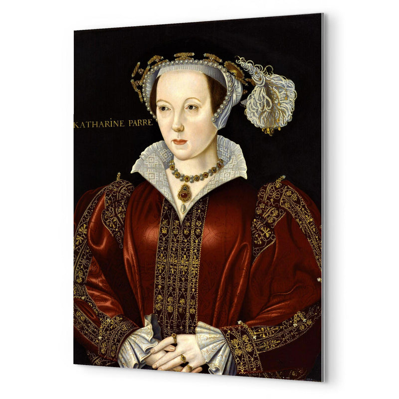 Catherine Parr metal print mockup