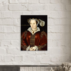 Catherine Parr metal print mockup