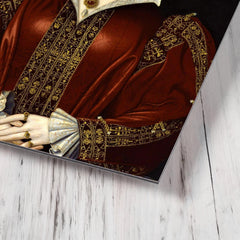 Catherine Parr metal print mockup