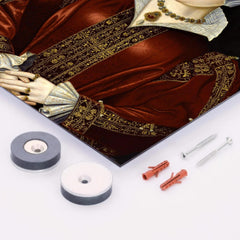 Catherine Parr metal print mockup