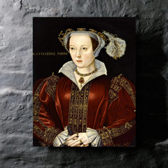 Catherine Parr metal print mockup