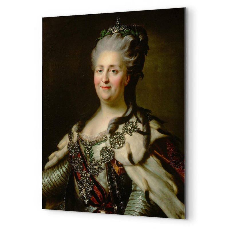 Catherine the Great metal print mockup