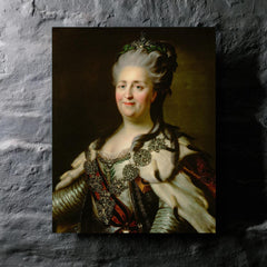 Catherine the Great metal print mockup