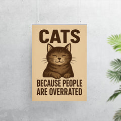 Cats because people are overrated poster 7