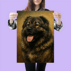 Caucasian Ovcharka dog poster 3