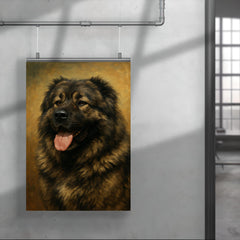 Caucasian Ovcharka dog poster 4