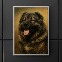 Caucasian Ovcharka dog poster 5