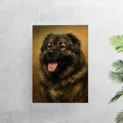 Caucasian Ovcharka dog poster 7