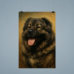 Caucasian Ovcharka dog poster 9