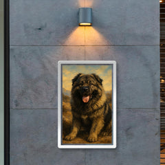 Caucasian shepherd dog poster 2