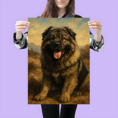Caucasian shepherd dog poster 3