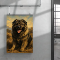 Caucasian shepherd dog poster 4