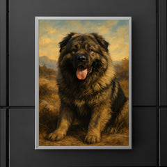 Caucasian shepherd dog poster 5