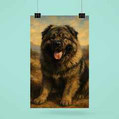 Caucasian shepherd dog poster 6