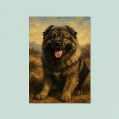 Caucasian shepherd dog poster 8