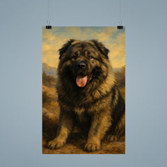 Caucasian shepherd dog poster 9