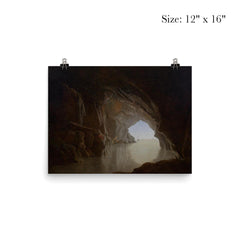 Cave in the Evening by Joseph Wright of Derby, 1774 poster 3