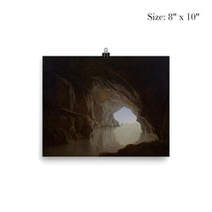 Cave in the Evening by Joseph Wright of Derby, 1774 poster 4