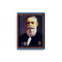 Cayetano Coll y Toste canvas print on a plain backdrop in size 12"x16".