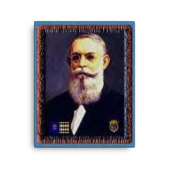 Cayetano Coll y Toste canvas print on a plain backdrop in size 16"x20".